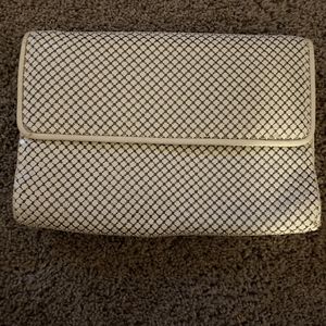 Vintage white mesh purse